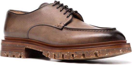 Santoni Adler derby schoenen Bruin