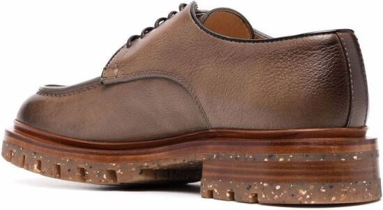 Santoni Adler derby schoenen Bruin