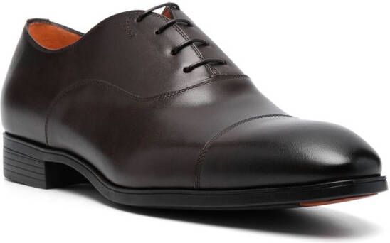 Santoni Schoenen met ronde neus Zwart