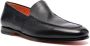 Santoni Leren loafers Zwart - Thumbnail 2