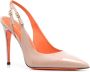 Santoni Audrey gelakte pumps Roze - Thumbnail 2