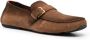 Santoni Loafers met gesp Bruin - Thumbnail 2