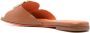 Santoni Leren slippers Bruin - Thumbnail 3