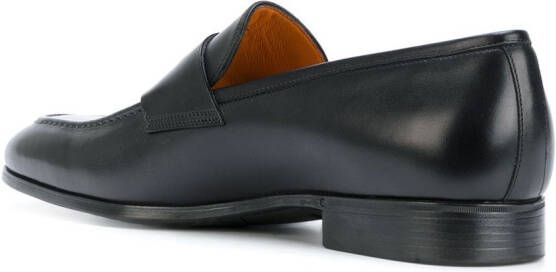 Santoni classic loafers Zwart