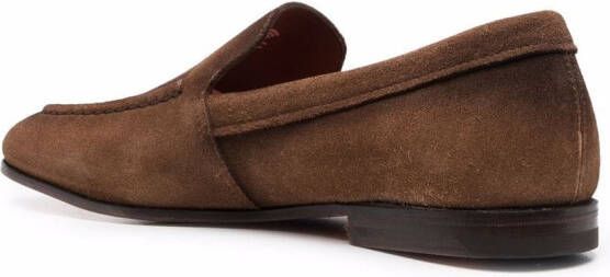 Santoni Daisy suède loafers Bruin