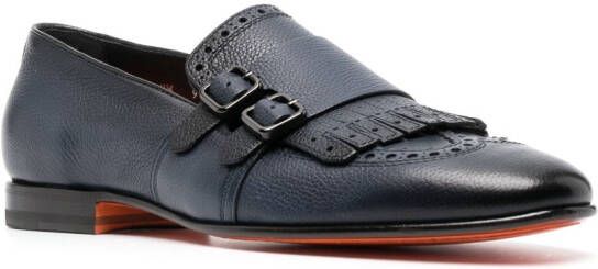 Santoni Derby schoenen Blauw