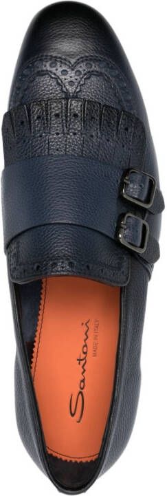 Santoni Derby schoenen Blauw