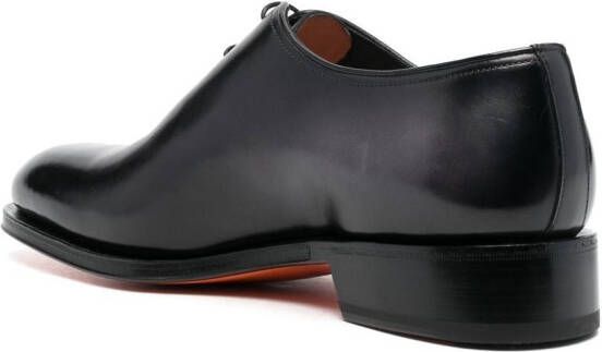 Santoni Deponent leren Oxford schoenen Blauw
