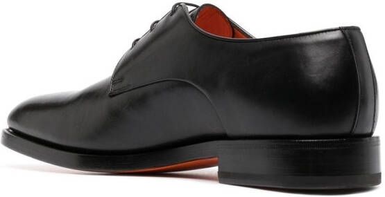 Santoni Derby veterschoenen Zwart