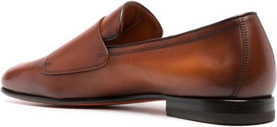 Santoni Dolorous gespschoenen Bruin