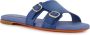Santoni Slippers met dubbele gesp Blauw - Thumbnail 2