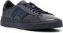 Santoni Double Buckle leren sneakers Blauw - Thumbnail 2