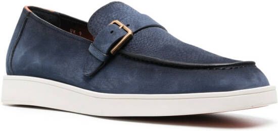 Santoni Dread gespschoenen Blauw