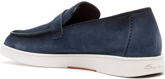 Santoni Dread gespschoenen Blauw