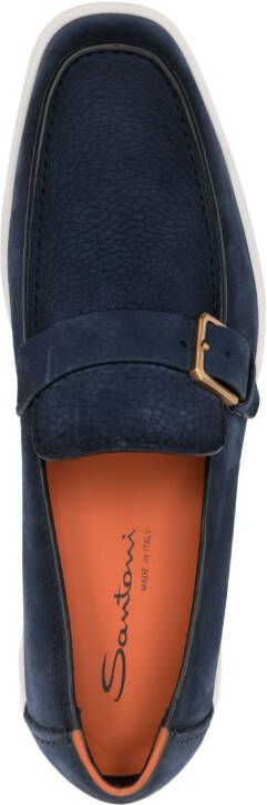 Santoni Dread gespschoenen Blauw