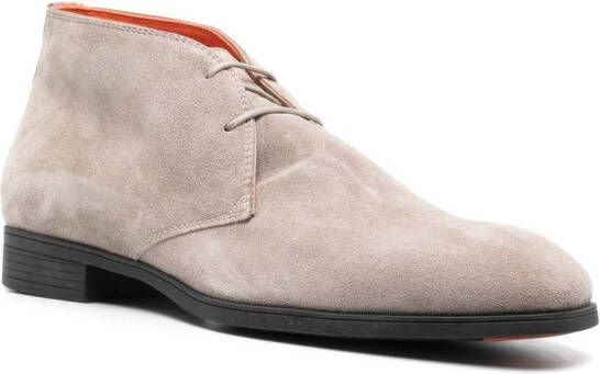 Santoni Fant enkellaarzen Beige