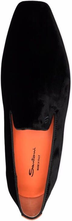 Santoni Gaston slip-on loafers Zwart