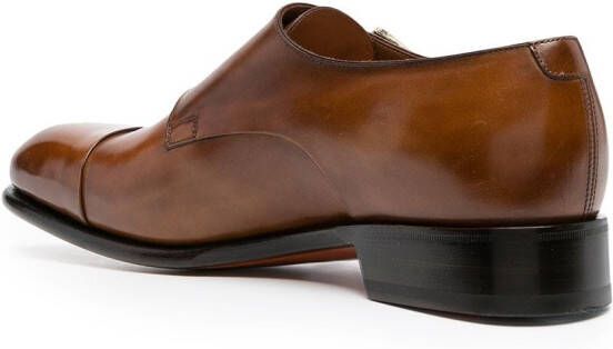 Santoni Gespschoenen Bruin