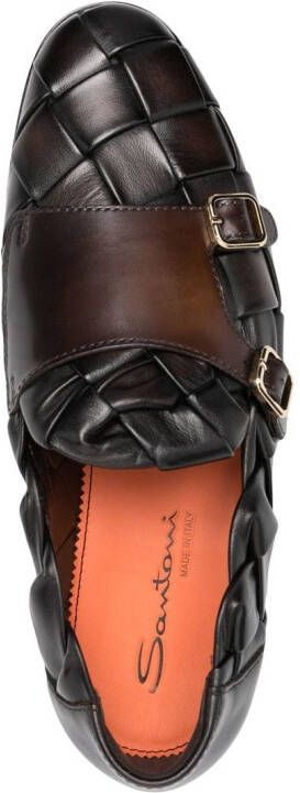 Santoni Gespschoenen Bruin