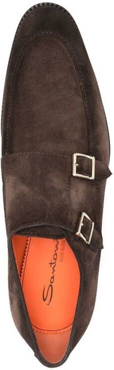 Santoni Gespschoenen Bruin