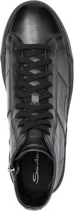 Santoni Ging high-top sneakers Zwart