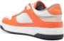 Santoni Leren sneakers Oranje - Thumbnail 3