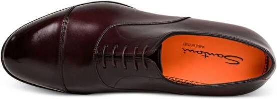 Santoni Oxford schoenen met kleurverloop Rood