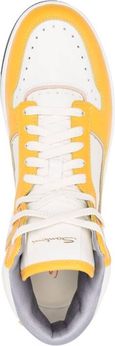 Santoni High-top sneakers Geel