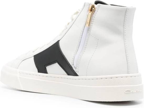 Santoni High-top sneakers Wit