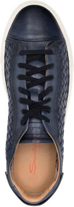 Santoni Low-top sneakers Blauw