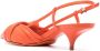 Santoni Slingback sandalen met geknoopt detail Oranje - Thumbnail 3
