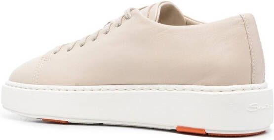 Santoni Low-top sneakers Beige