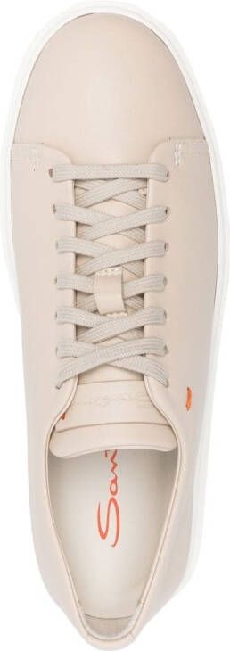 Santoni Low-top sneakers Beige