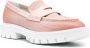Santoni Leren penny loafers Roze - Thumbnail 2
