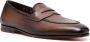 Santoni Leren loafers Bruin - Thumbnail 2