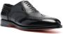 Santoni Leren brogues Zwart - Thumbnail 2