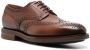 Santoni Leren derby brogues Bruin - Thumbnail 2