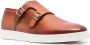 Santoni Leren gespschoenen Bruin - Thumbnail 2