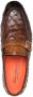 Santoni Leren loafers Bruin - Thumbnail 4