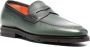 Santoni Leren loafers Groen - Thumbnail 2