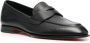 Santoni Leren loafers Zwart - Thumbnail 2