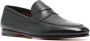 Santoni Leren loafers Zwart - Thumbnail 2