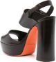 Santoni Leren sandalen 120 mm Bruin - Thumbnail 3