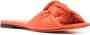 Santoni Leren sandalen Oranje - Thumbnail 2
