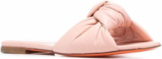 Santoni Leren sandalen Roze