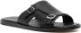 Santoni Leren sandalen Zwart - Thumbnail 2