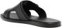 Santoni Leren sandalen Zwart - Thumbnail 3