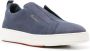 Santoni Leren sneakers Blauw - Thumbnail 2