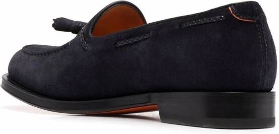 Santoni Loafers met kwastje Blauw