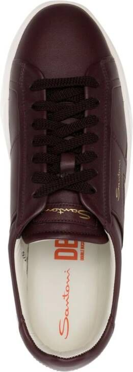 Santoni Sneakers met logoprint Rood